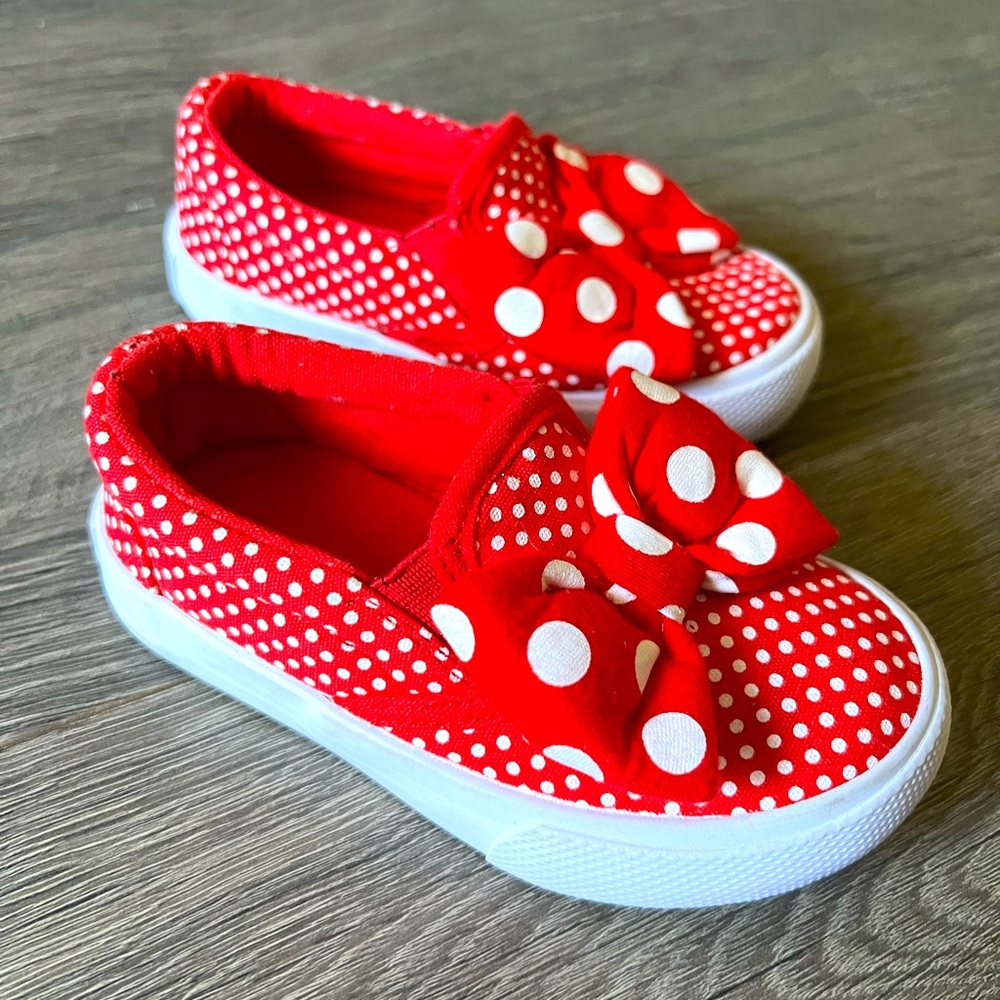 Disney Minnie Mouse Bow Toddler Sneakers